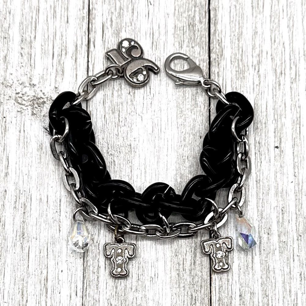 ☀️SALE☀️ Tarina Tarantino Gothic Lolita Lucite Chainlink ‘95 Rare Charm Bracelet